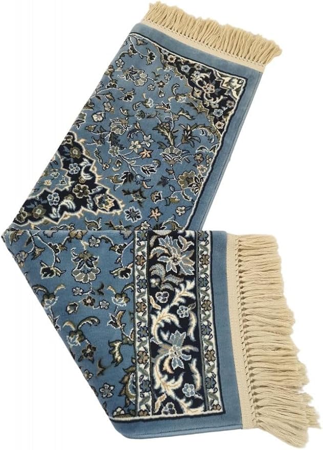 ALRAWDAH RUG Haram Carpets Blue Prayer