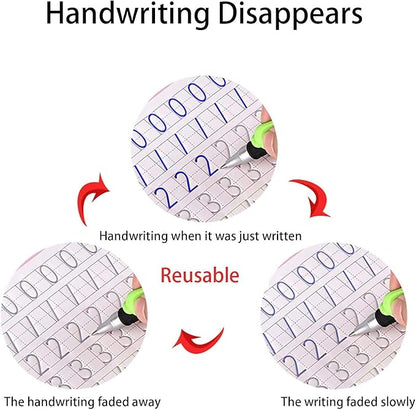 Magic Copybook for kids Sank Magic copy book Reusable Handwriting Tracing Practice kit