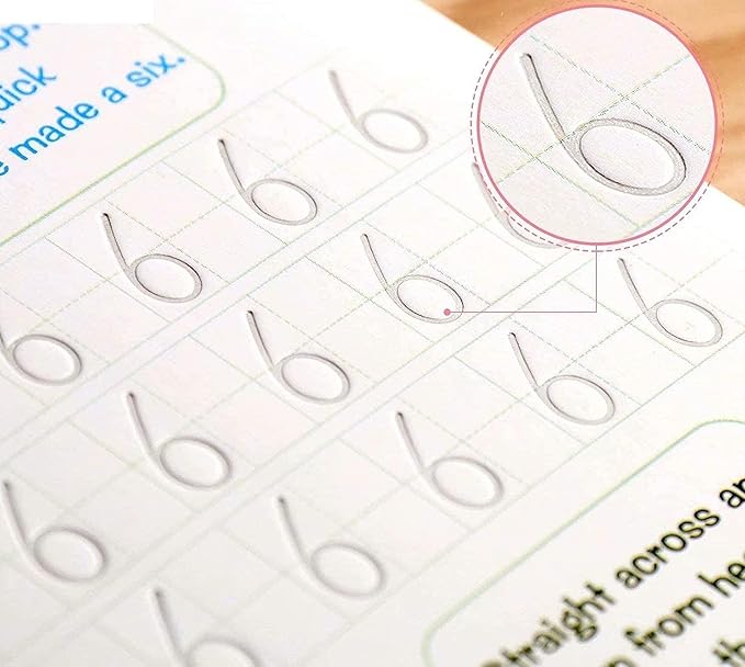 Magic Copybook for kids Sank Magic copy book Reusable Handwriting Tracing Practice kit